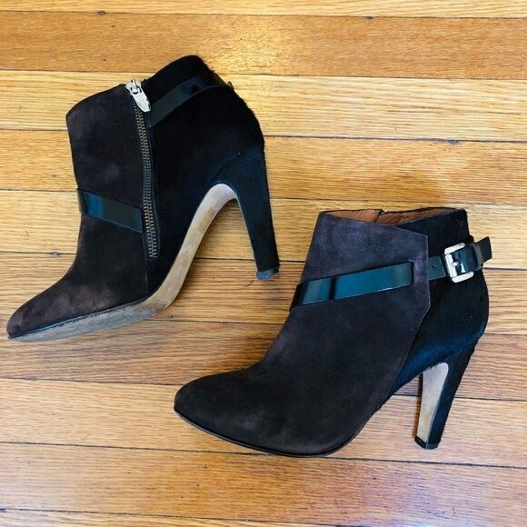 🌹Sigerson Morrison Vero Cuoio Ankle Bootie Suede - Picture 3 of 8